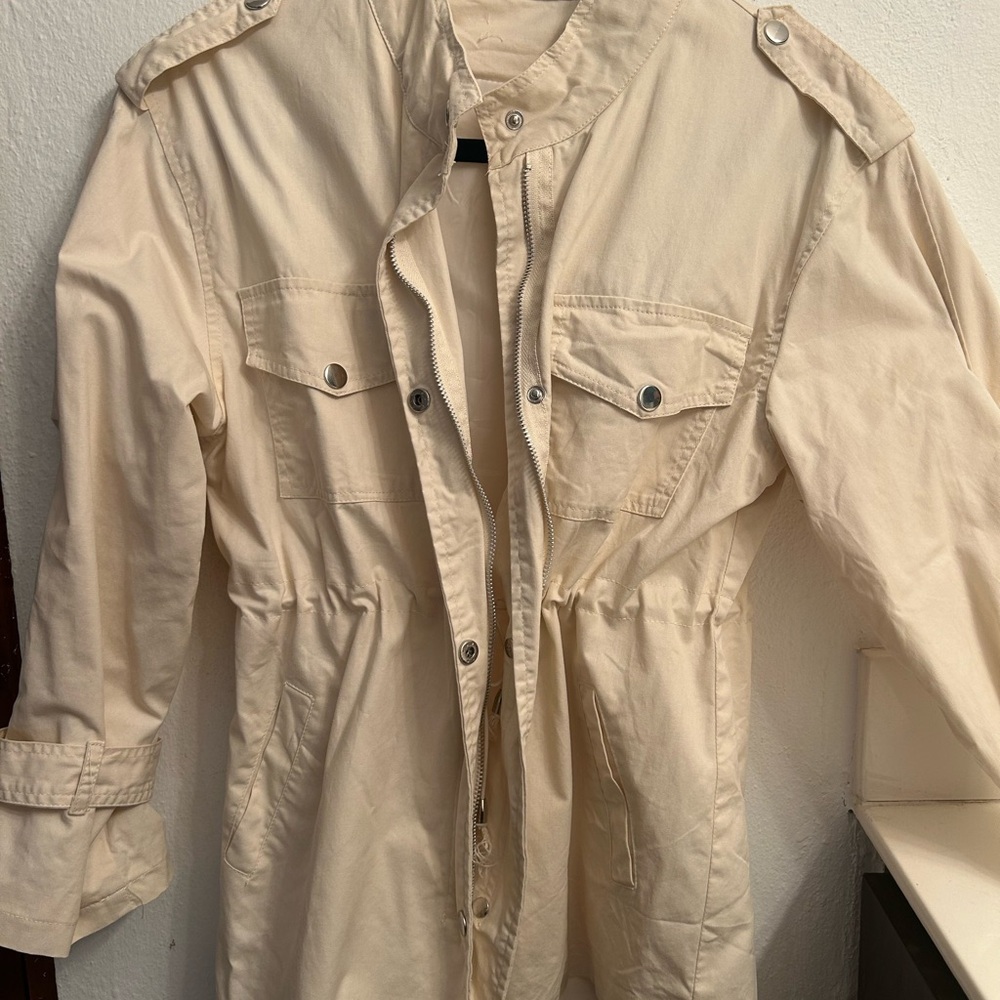Beige Utility Jacket